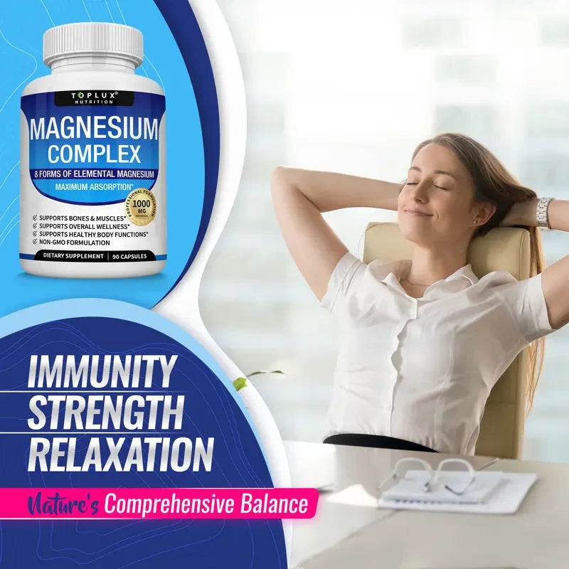 Toplux Magnesium Complex 8 Essential Supplement